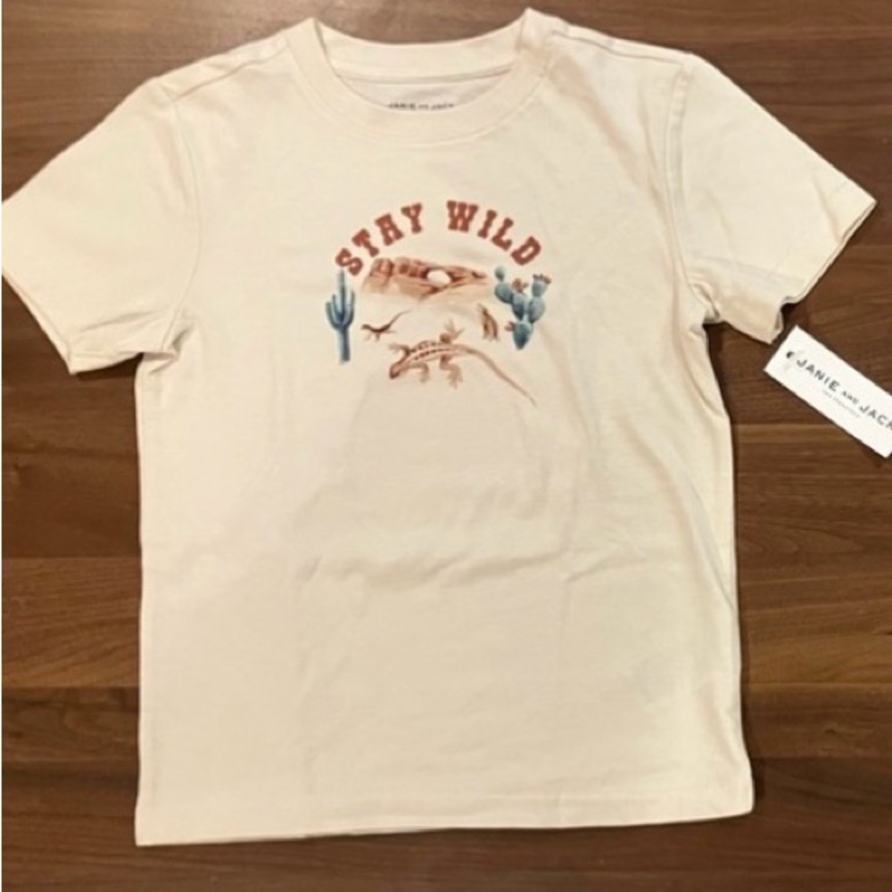 NWT -  Janie and Jack Stay Wild Tee - Picture 2 of 3